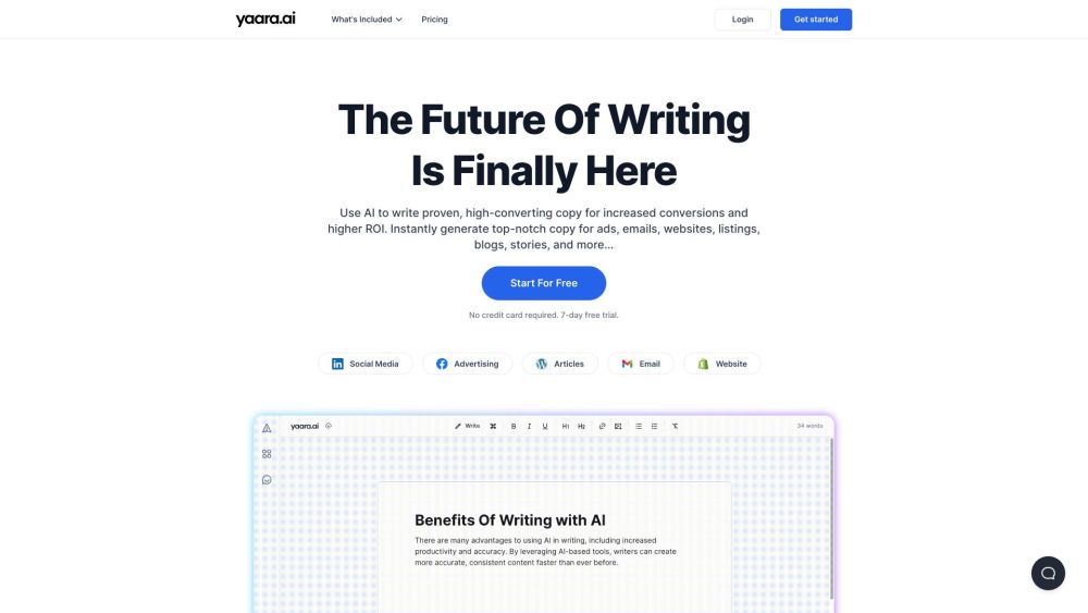 Yaara.ai: AI Tool for High-Quality Content Generation