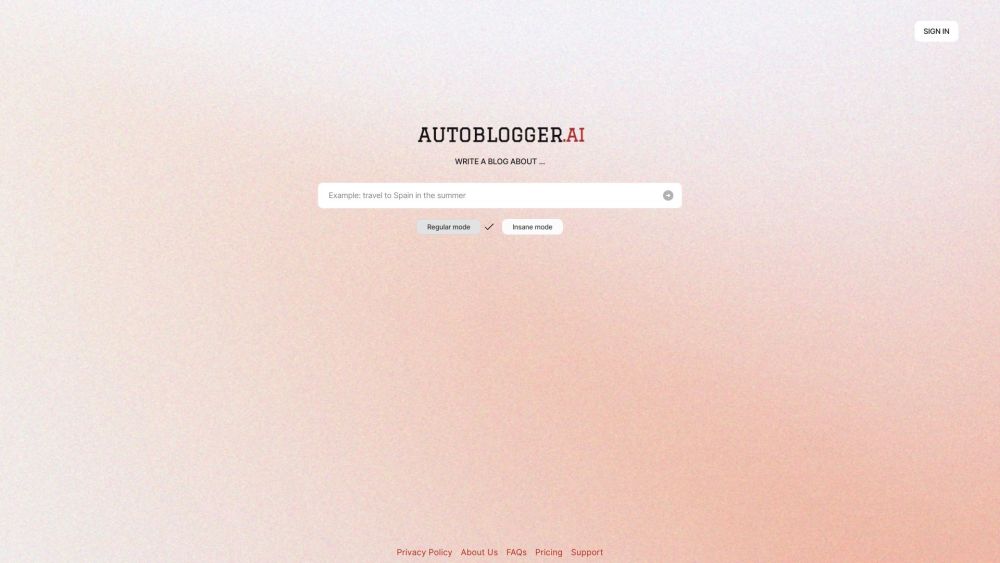 Autoblogger.ai: AI Tool for Automated Blog Writing