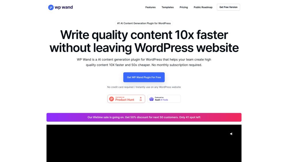 WP Wand: AI Content Generation Tool for WordPress