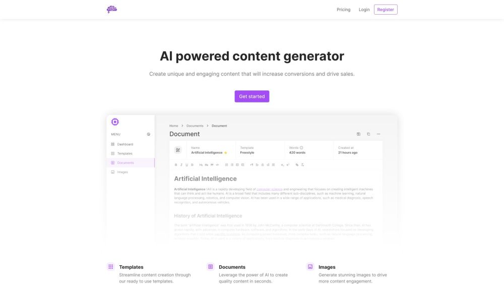 Freelino AI: AI Content Writing Tool & Conversion Booster