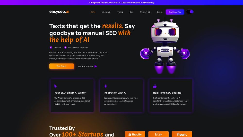 easyseo.ai Website screenshot