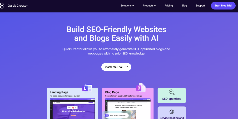 Quick Creator: AI Tool for SEO Blogs & Landing Pages