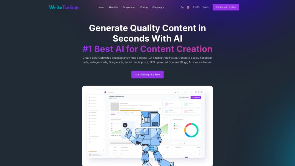 WriteTurbo: The Ultimate AI Tool for Content Generation