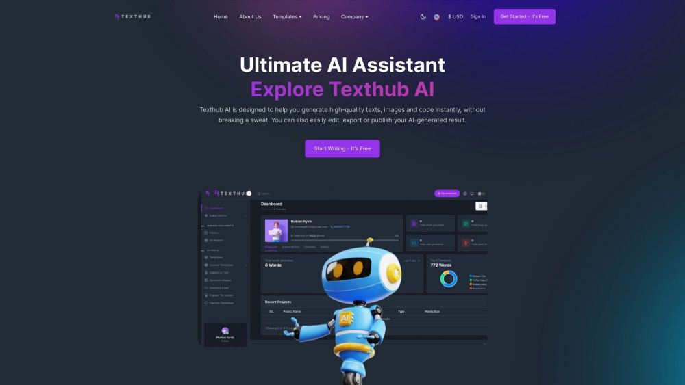 Texthub AI: Revolutionize Content Creation with AI Tool