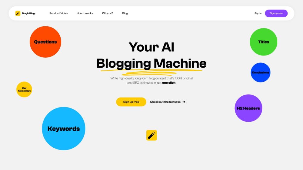 MagicBlog: Generate Full Blog Posts with AI Tool