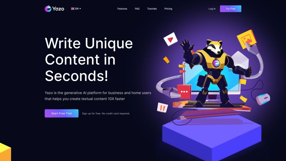 Yazo - AI Content Generator: Supercharge Your Content Creation