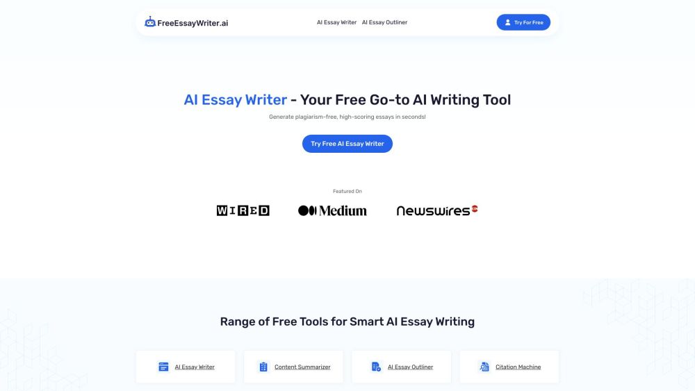 FreeEssayWriter.ai: AI Tool for High-Quality Essays