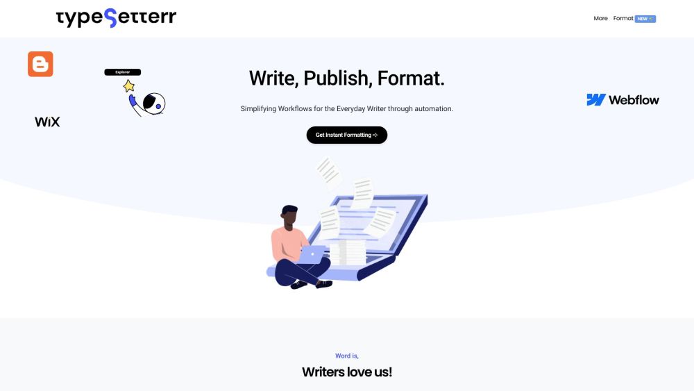 Typesetterr: AI Tool for Formatting Ebooks