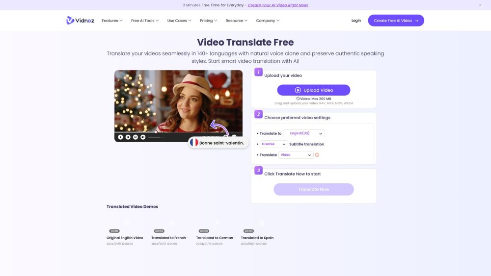 Vidnoz AI Video Translator: Ultimate AI Tool