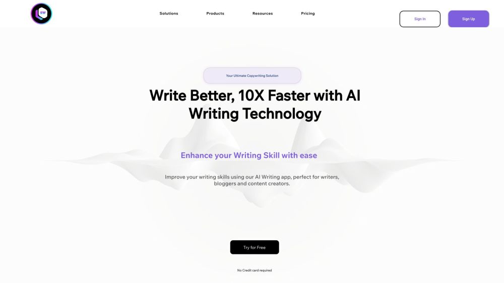 ScriboWriter Website screenshot