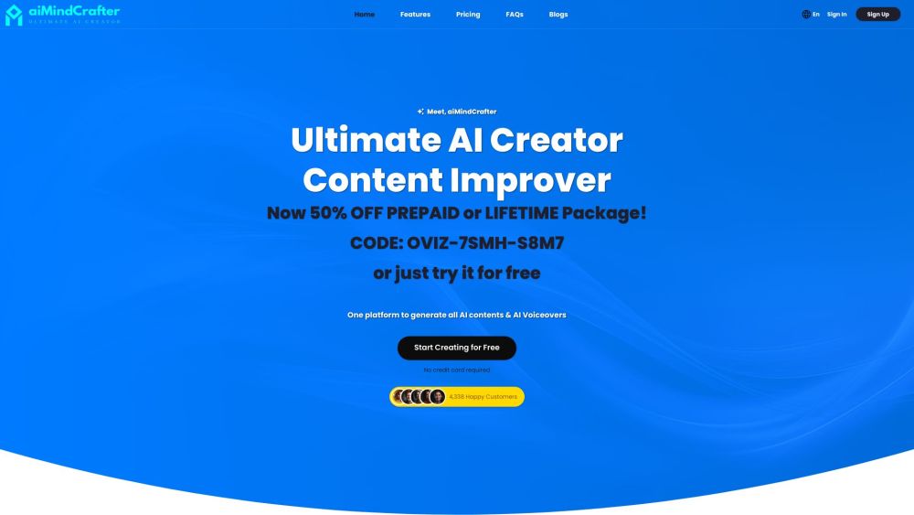 aiMindCrafter: Advanced AI Tool for High-Quality Text