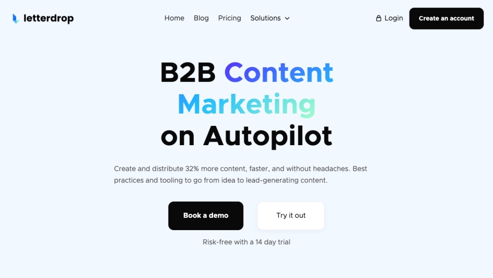 Letterdrop: AI Tool for SEO Content Optimization