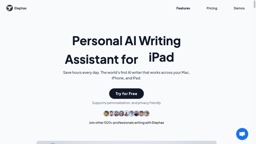 Elephas: AI Writer - Streamline Writing Tasks