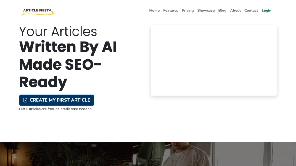 Article Fiesta: AI Tool for High-Quality Website Content