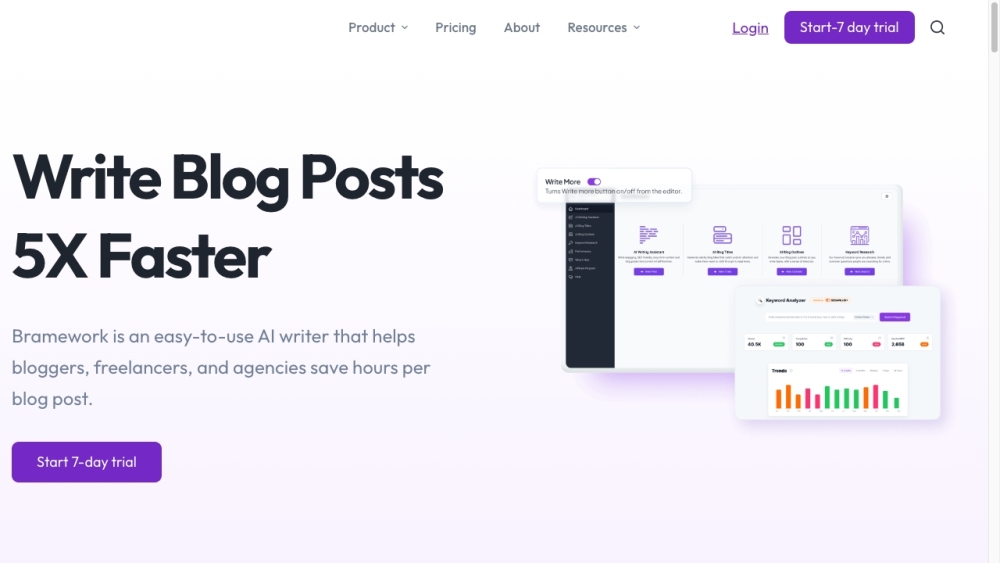 Bramework: AI Tool for Engaging Blog Posts