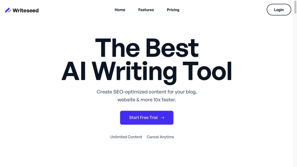 Writeseed.com: AI Tool for Efficient Content Creation