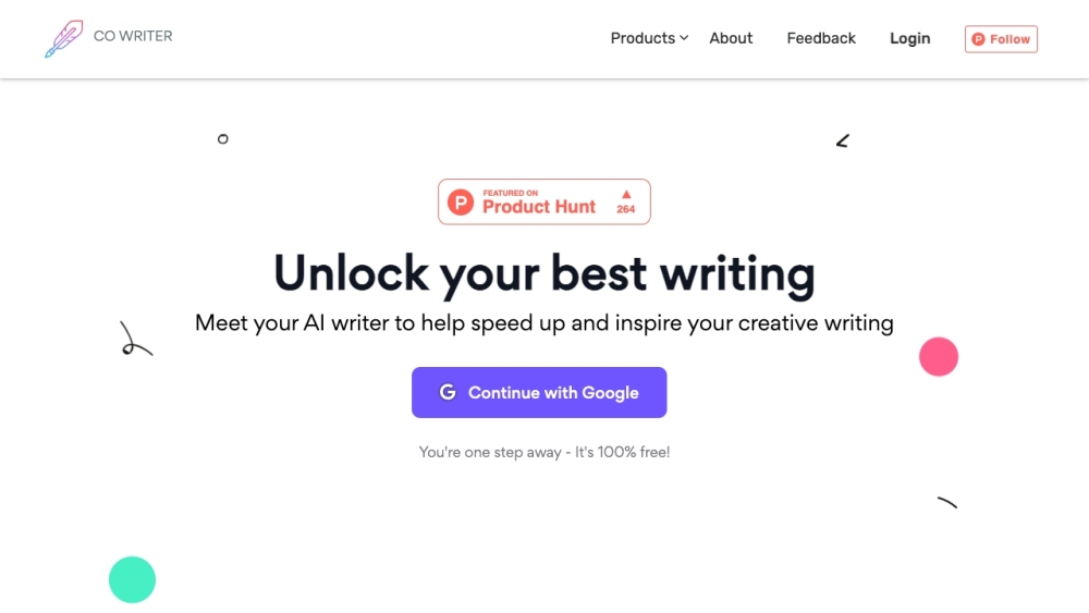 Co Writer: AI Tool for Creative Writing