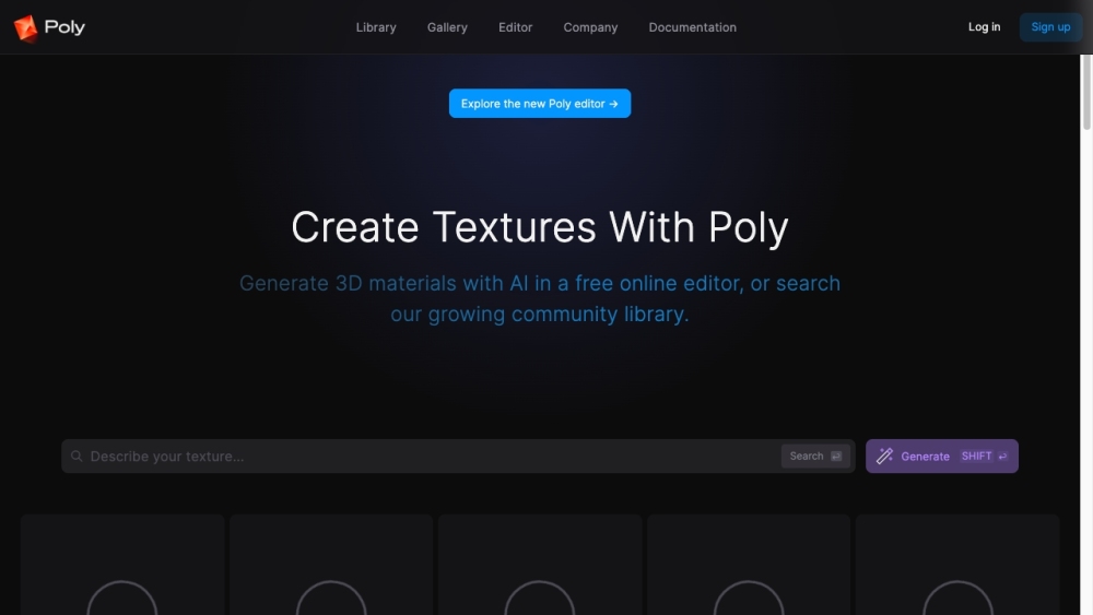 Poly: AI Texture Engine - Free HD Seamless PBR Textures, AI Tool