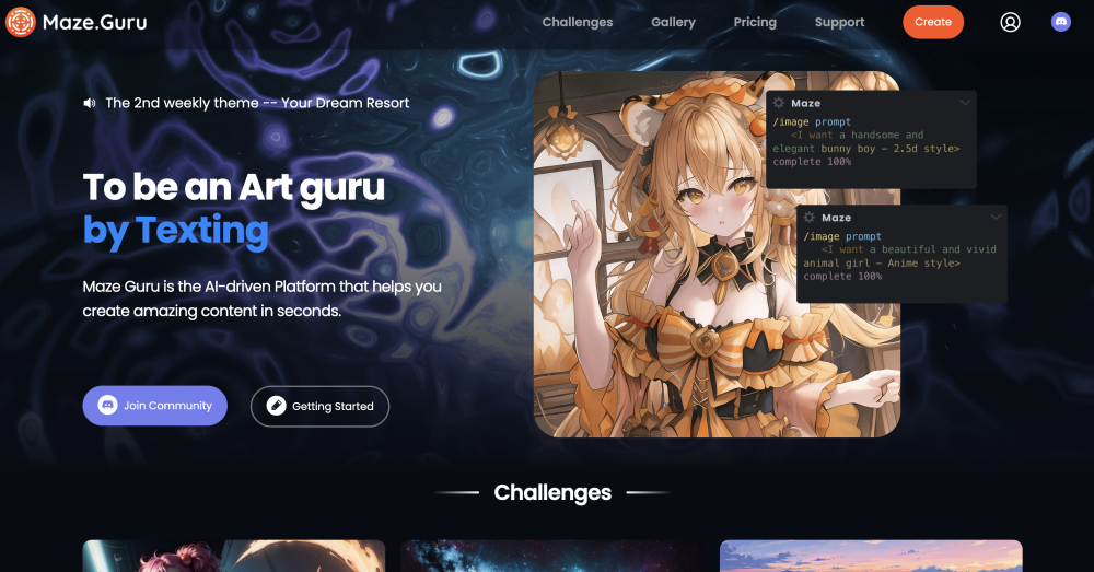 Maze Guru: AI Tool for Instant Art Creation