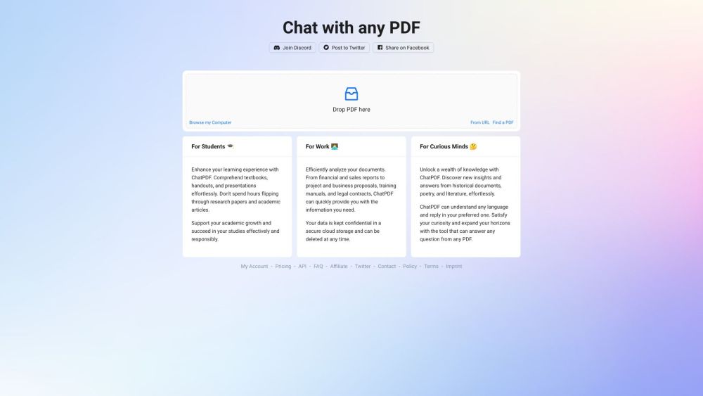 ChatPDF: AI Tool to Chat with PDFs