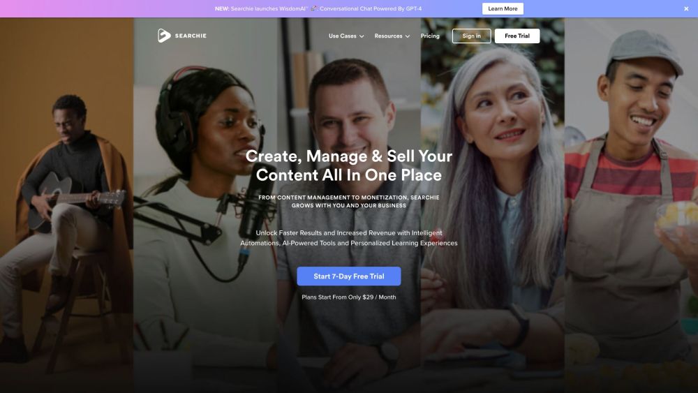 Searchie: AI-Powered Content Creation & Management Platform