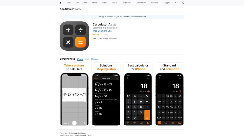 Calculator Air: AI Math Tutor & Ultimate AI Tool