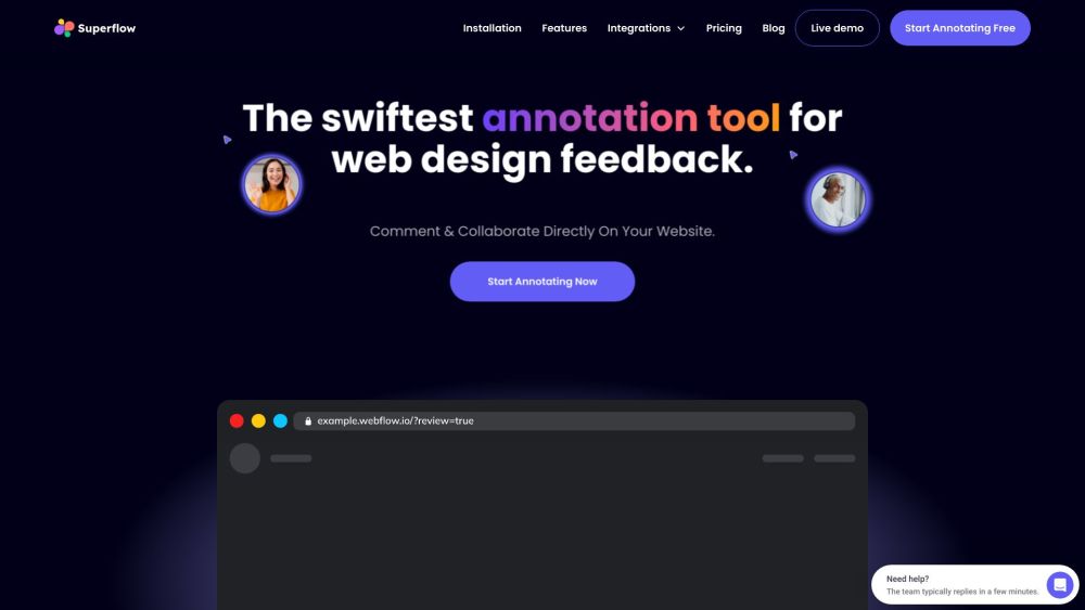 Superflow: AI Tool for Website Feedback