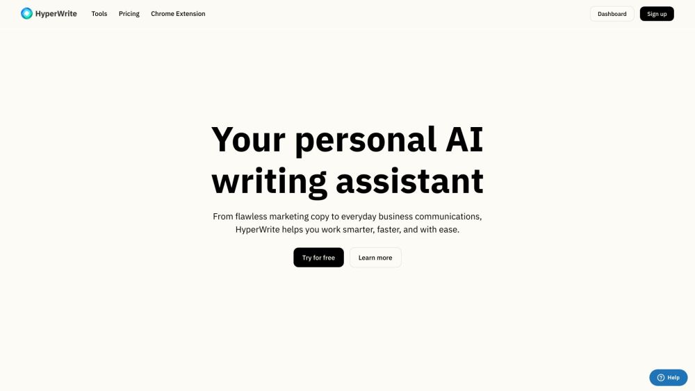 HyperWrite: AI Tool for Smarter Writing