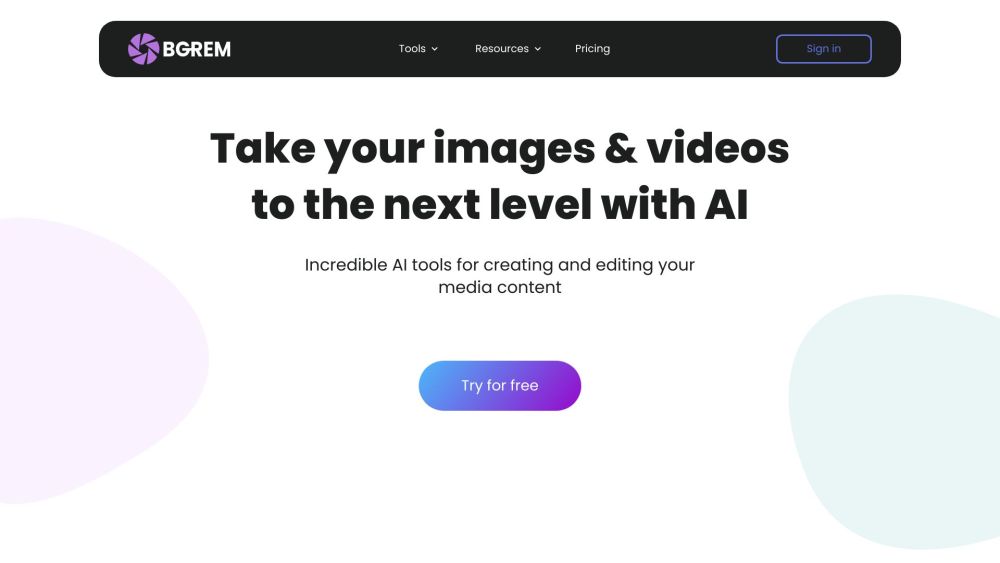 BgRem: AI Tool for Creating & Editing Images/Videos