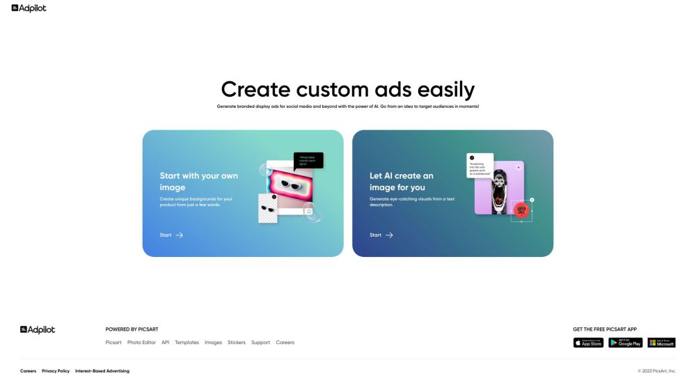 Admaker by Picsart: AI Tool for Visually Appealing Ad Creation