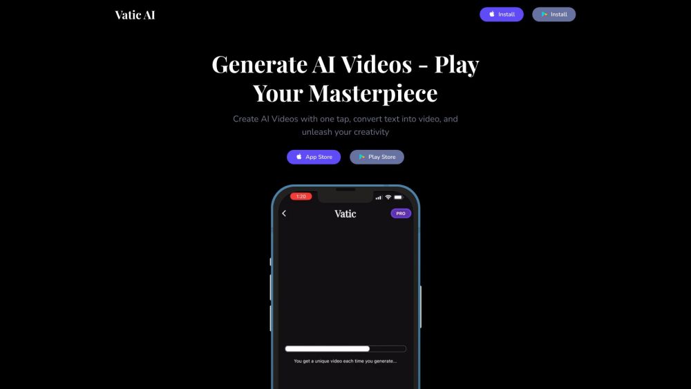 Vatic AI: Ultimate AI Video Creator