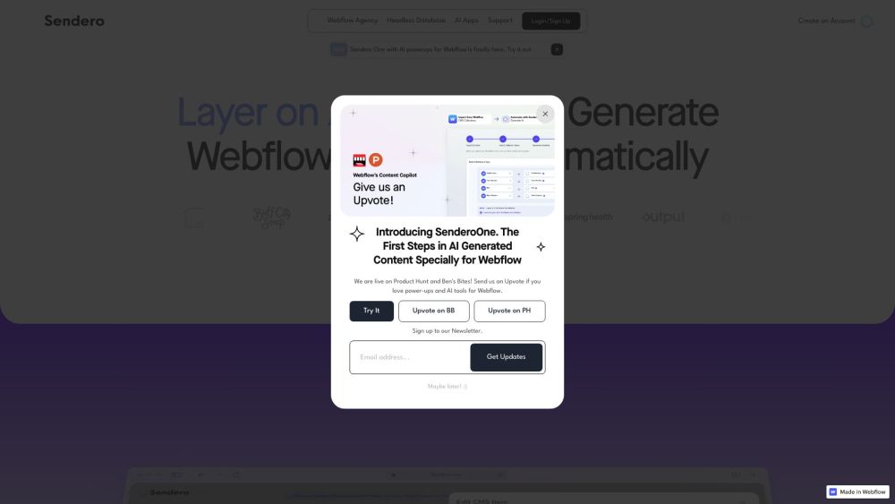 Sendero | AI Writer & Website Insights: Lead Generation & AI Tool