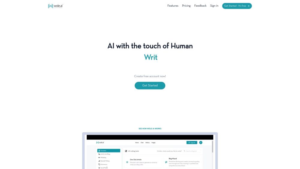 Wole.AI: AI Tool for Businesses and Individuals