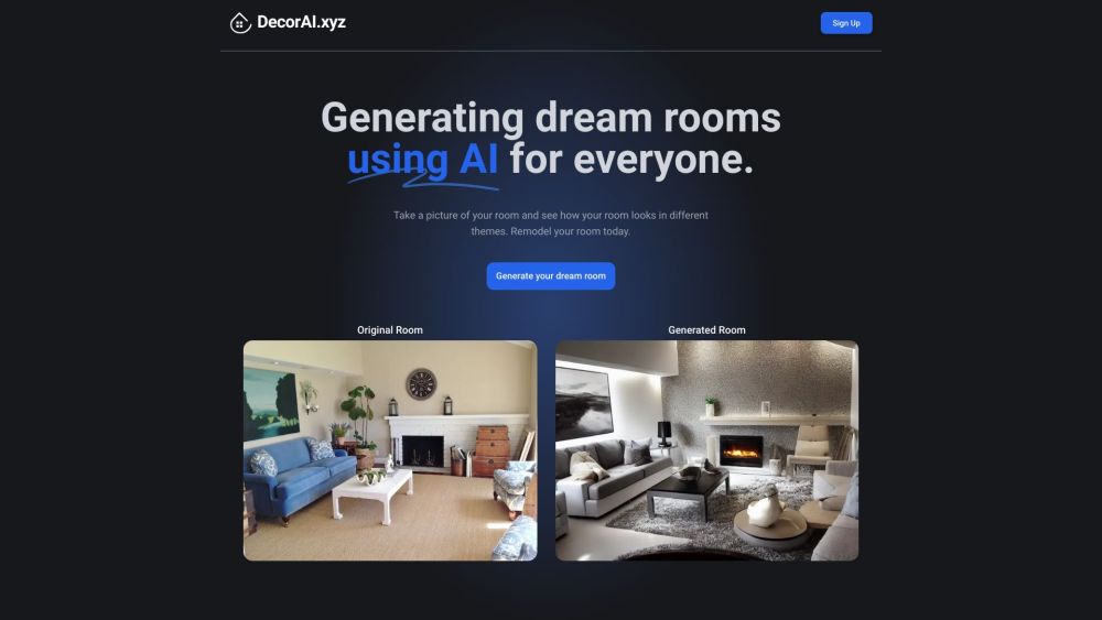 DecorAI: AI Tool for Custom Interior Design