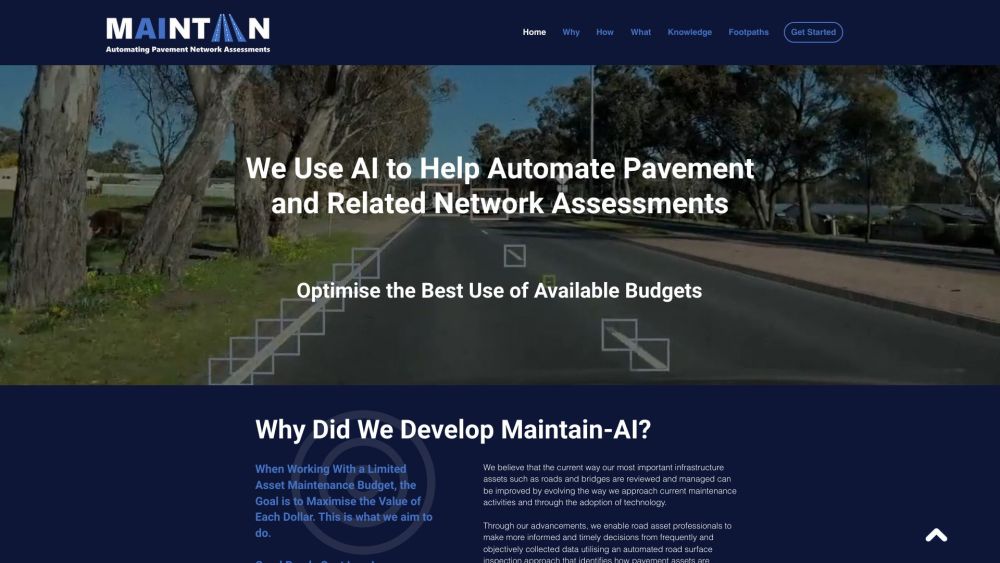 Maintain-AI: Automate Pavement Inspection & Reporting