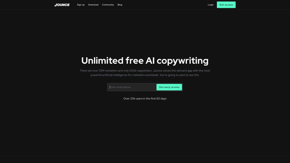 Jounce: AI Copywriting & Artwork Solution