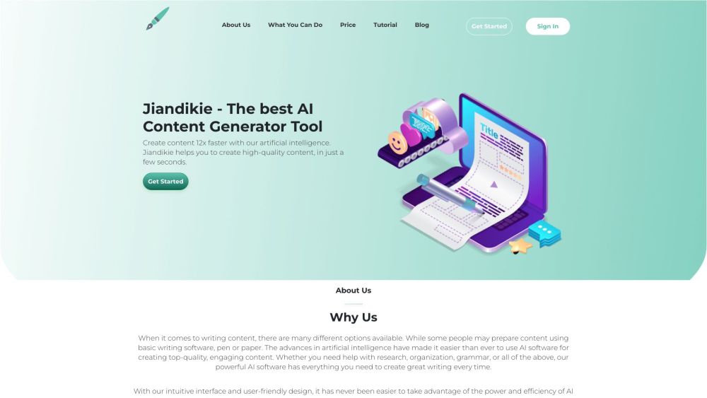 Jiandikie: The Ultimate AI Tool for Swift Content Creation