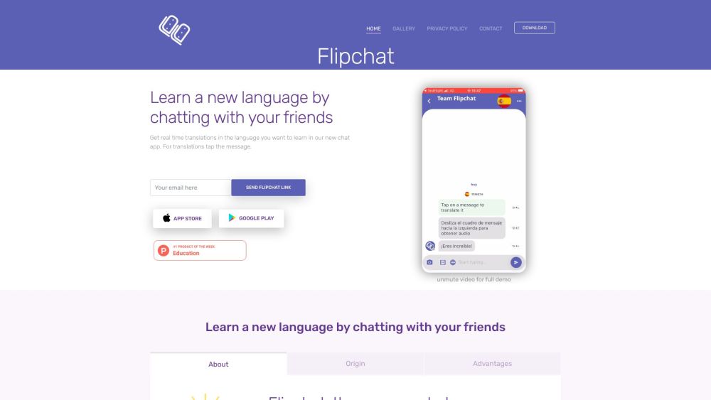 Flipchat: Learn Language with Friends! AI Tool.