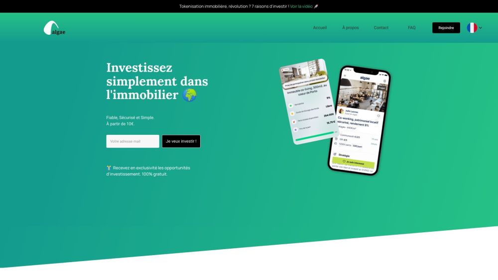 Algae: Invest in Real Estate with Algae, the AI Tool