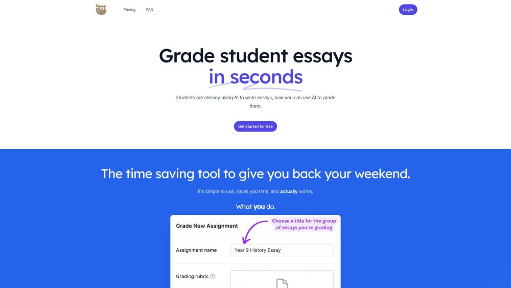 Grading Copilot: AI Tool for Fast, Accurate Assignment Grading