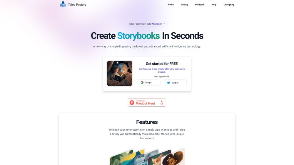 Tales Factory: AI Tool for Storybook Creation