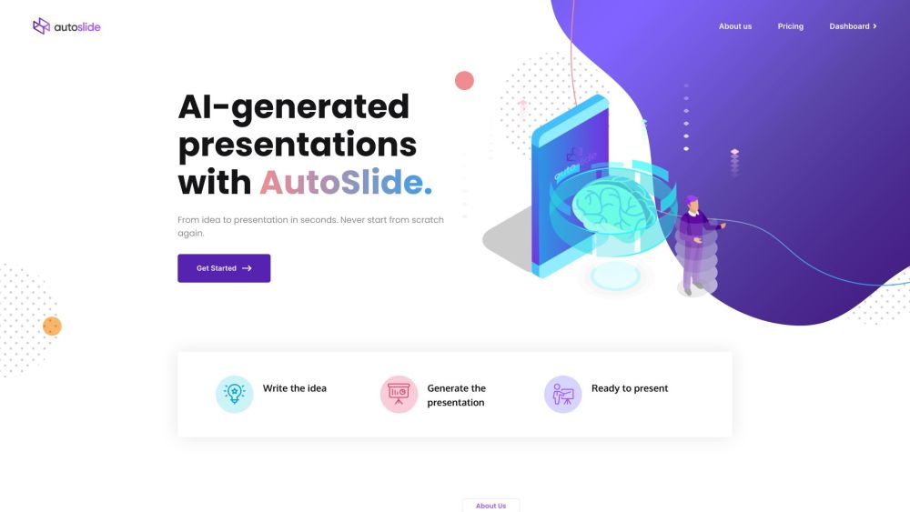 AutoSlide: AI Tool for Stunning Presentations by AutoSlide