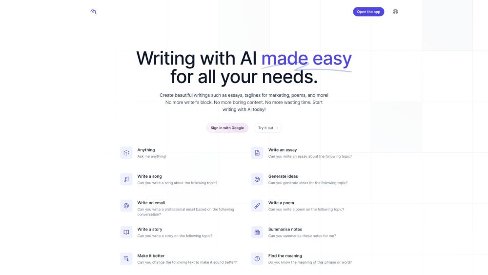 Writing with AI: Advanced AI Tool Revolutionizing Writing