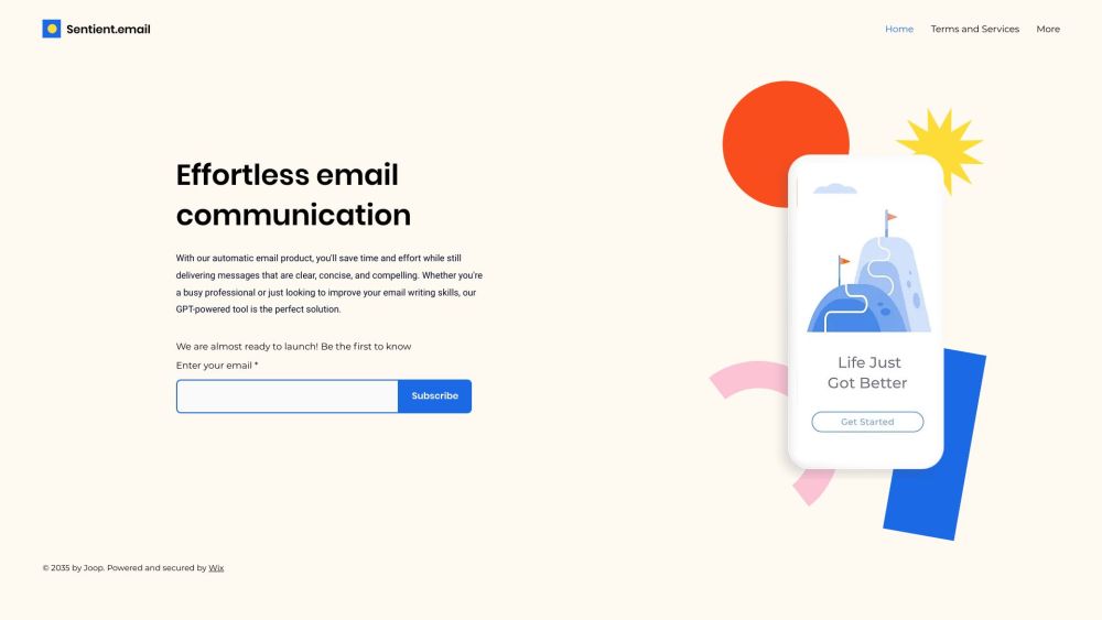 Sentient.email: AI Tool for Smarter Email Responses