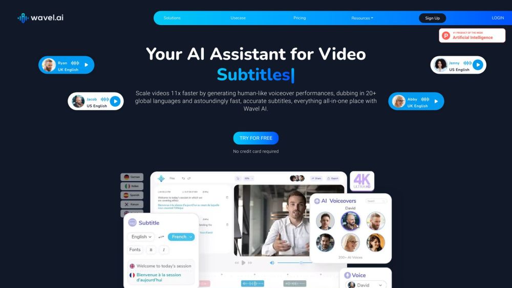 Wavel AI: Text-to-Speech Voice Solutions & AI Tool