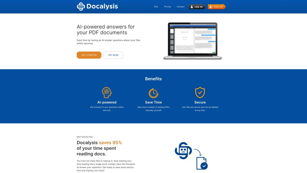 Docalysis: AI Tool for Interacting with PDF Files