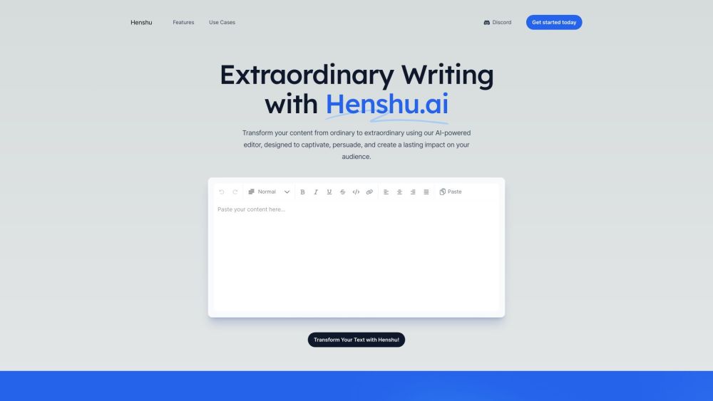 Henshu: Transform Ordinary Writing with AI Tool