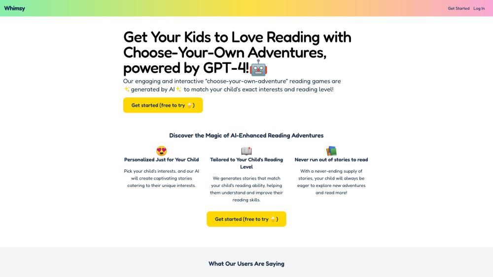 Whimsy: AI-Powered Reading & Writing Platform for Kids