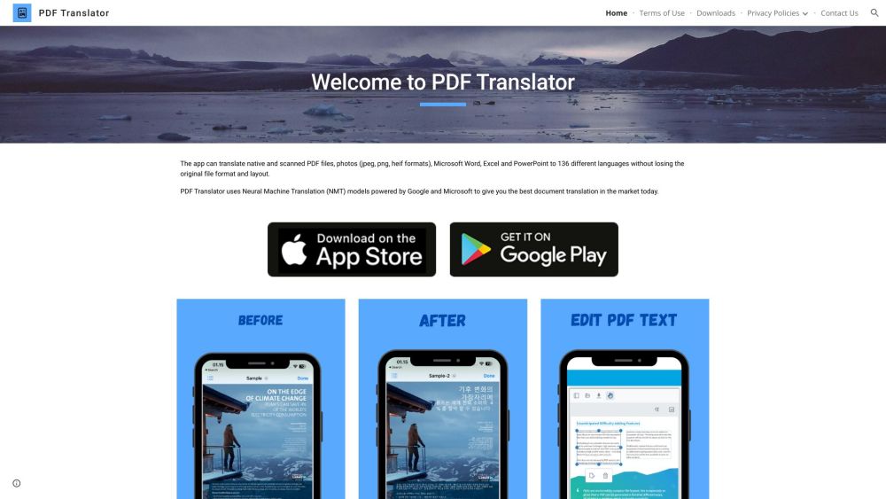 PDF Translator: Translate, Preserve Formatting & Layout - AI Tool for Fast Communication