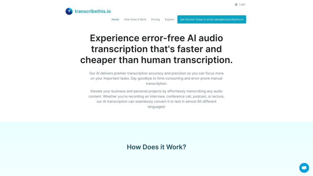 transcribethis.io: AI Tool for Fast, Accurate Audio Transcription